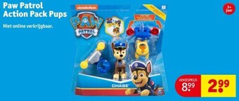 Kruidvat Paw patrol action pack pups aanbieding