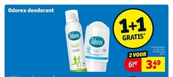 Kruidvat Odorex deodorant aanbieding