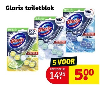 Kruidvat Glorix toiletblok aanbieding