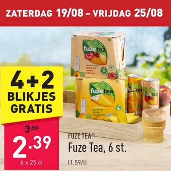 ALDI Fuze Tea aanbieding