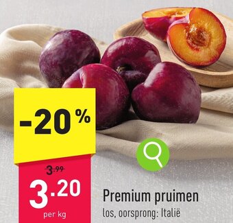 ALDI Premium pruimen aanbieding