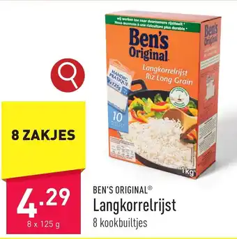 ALDI BEN'S ORIGINAL Langkorrelrijst aanbieding