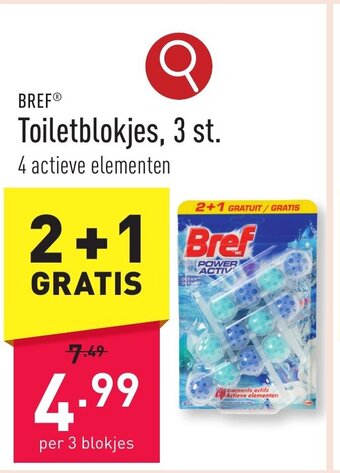 ALDI BREF Toiletblokjes aanbieding