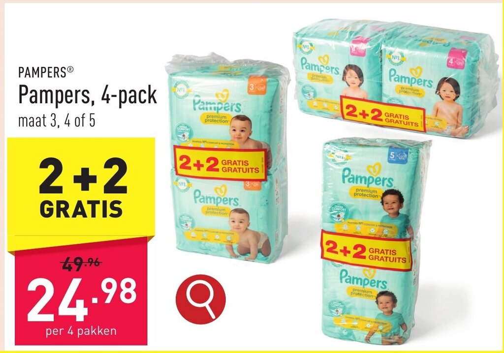 Pampers promotie bij ALDI