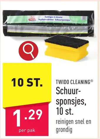 TWIDO CLEANING Schuur-sponsjes