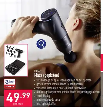 ALDI QUIGG Massagepistool aanbieding