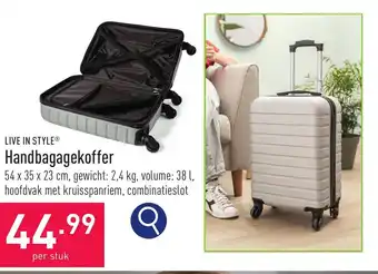 ALDI LIVE IN STYLE Handbagagekoffer aanbieding