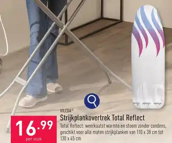 ALDI Strijkplankovertrek Total Reflect aanbieding