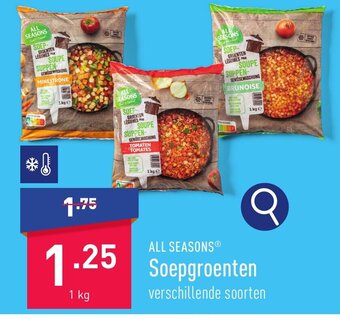ALDI ALL SEASONS Soepgroenten 1 kg aanbieding