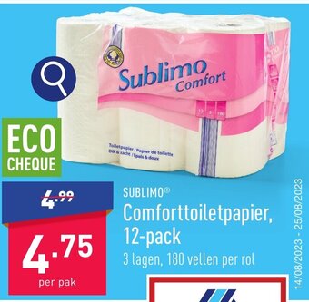 SUBLIMO Comforttoiletpapier