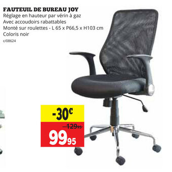 Dema Fauteuil De Bureau Joy aanbieding