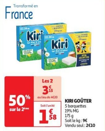 Auchan KIRI GOÛTER aanbieding