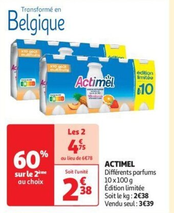 Auchan ACTIMEL aanbieding