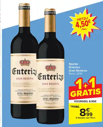Carrefour Spanje Enterizo Gran Reserva aanbieding