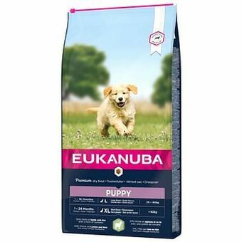 Zooplus 12kg Puppy Large & Giant Breed Lam & Rijst Eukanuba Hondenvoer aanbieding