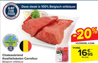 Carrefour Chateaubriand Kwaliteitsketen Carrefour aanbieding