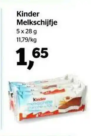 Spar Kinder Melkschijfje aanbieding