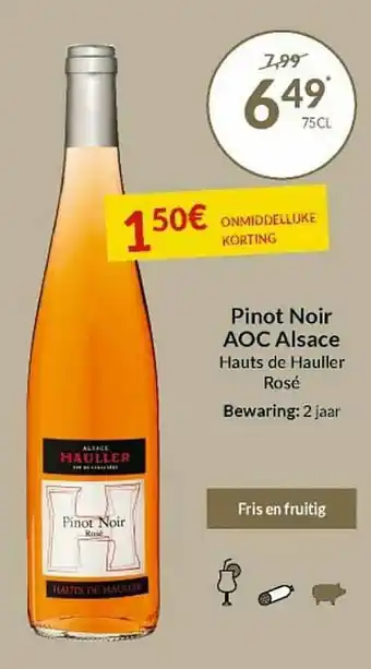Intermarché Pinot Noir Aoc Alsace aanbieding