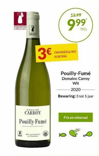 Pouilly-fumè Domaine Carroy Wit