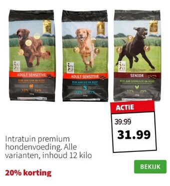 Intratuin Intratuin premium hondenvoeding aanbieding