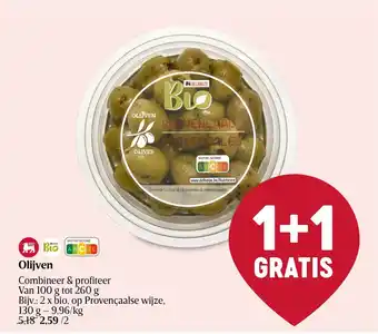 Olijven, Combineer & profiteer Van 100 g tot 260 g
