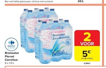 Carrefour Bronwater pierval carrefour aanbieding