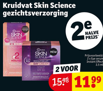 Kruidvat Kruidvat Skin Science gezichtsverzorging aanbieding