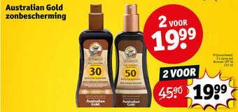 Kruidvat Australian Gold zonbescherming aanbieding