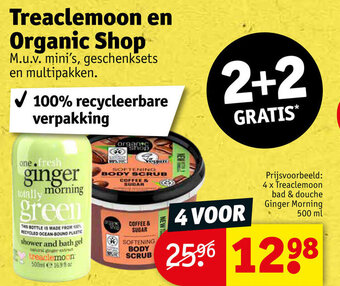 Kruidvat Treaclemoon en Organic Shop aanbieding