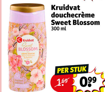 Kruidvat Kruidvat douchecrème Sweet Blossom 300 ml aanbieding