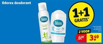 Kruidvat Odorex deodorant aanbieding