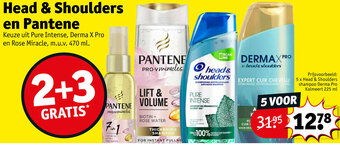 Kruidvat Head & Shoulders en Pantene aanbieding