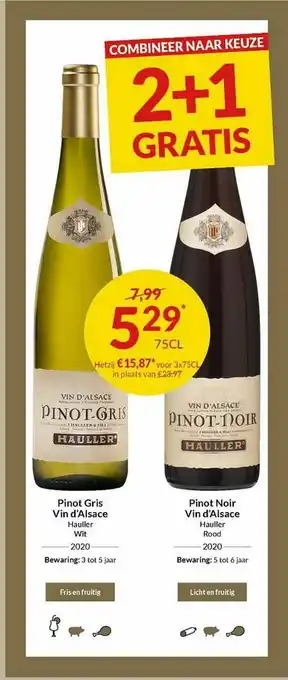 Pinot Gris Pinot Noir 2+1 Gratis