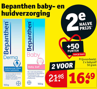 Kruidvat Bepanthen baby- en huidverzorging aanbieding