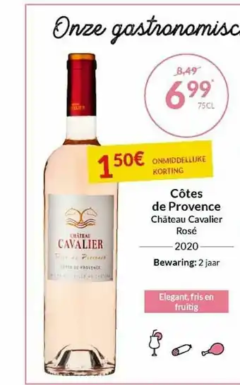 Intermarché Côtes De Provence Cháteau Cavalier aanbieding