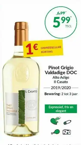 Pinot Grigio Valdadige Doc