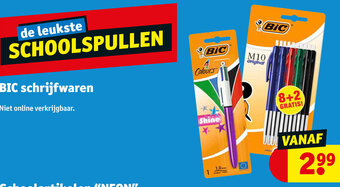 Kruidvat BIC schrijfwaren aanbieding