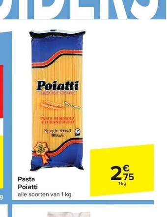 Carrefour Pasta poiatti aanbieding