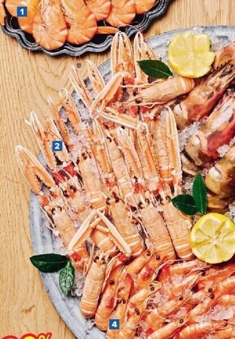 Carrefour Gekookte langoustines aanbieding