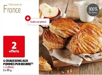 4 CHAUSSONS AUX POMMES PUR BEURRE