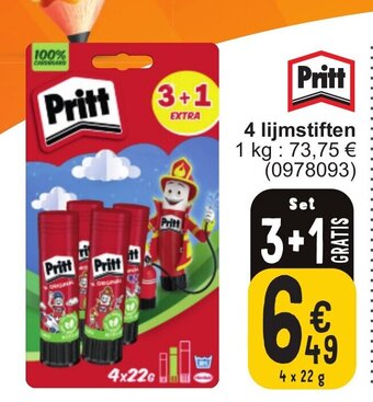 4 lijmstiften 1 kg