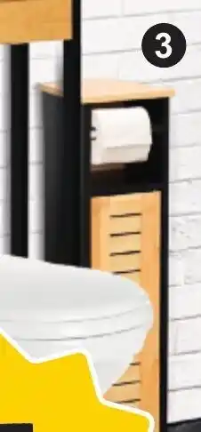 Opbergmeubel en toiletrolhouder