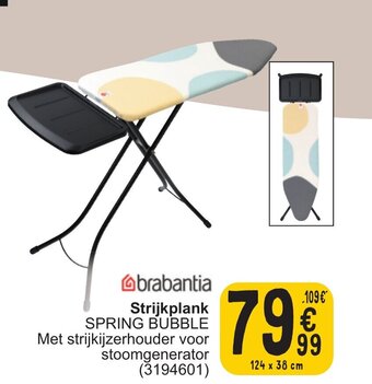 Cora Strijkplank SPRING BUBBLE aanbieding