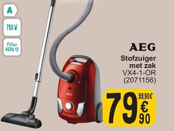 Cora Stofzuiger met zak VX4-1-OR aanbieding