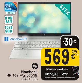 Cora Notebook aanbieding