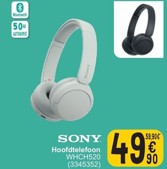 Cora SONY Hoofdtelefoon WHCH520 aanbieding