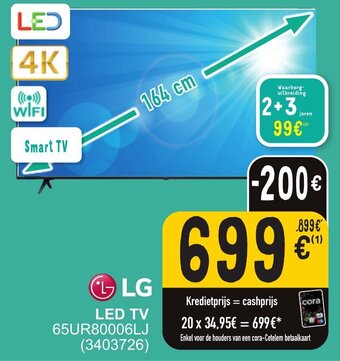 Cora LG LED TV 65UR80006LJ aanbieding