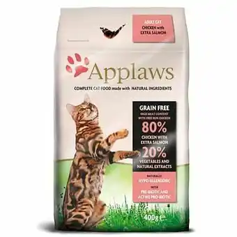 Zooplus 7,5kg Kip & Zalm Applaws Kattenvoer aanbieding