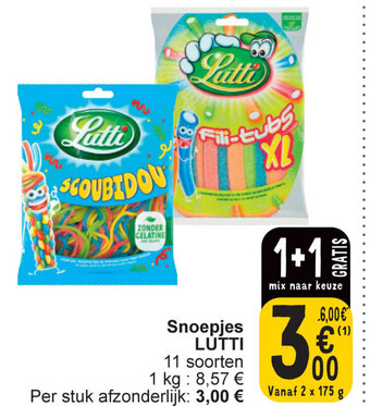 Cora LÜTTI Snoepjes aanbieding