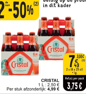 Cora CRISTAL 2 x (6 x 25cl) +lg aanbieding
